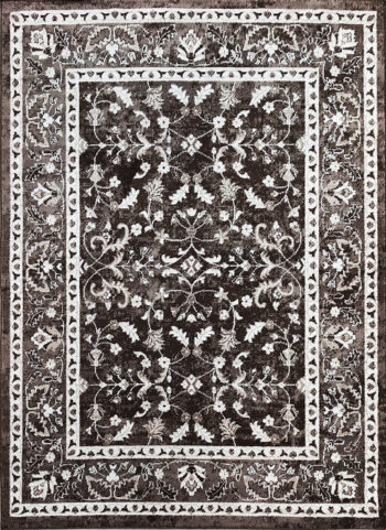 Berfin Dywany, Kusový koberec Alfa New 7206 Brown, 120x180, hnedá, obývacia izba