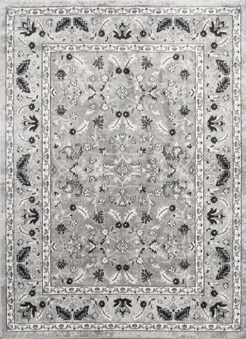 Berfin Dywany, Kusový koberec Alfa New 7206 Grey, 120x180, šedá, obývacia izba