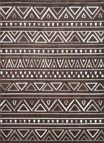 Berfin Dywany, Kusový koberec Alfa New 7207 Brown, 120x180, hnedá, obývacia izba