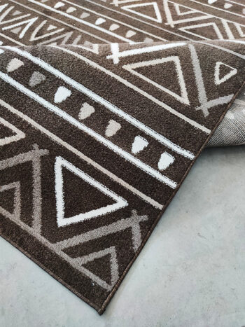 Berfin Dywany, Kusový koberec Alfa New 7207 Brown, 120x180, hnedá, obývacia izba