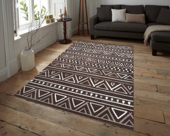 Berfin Dywany, Kusový koberec Alfa New 7207 Brown, 160x220, hnedá, obývacia izba