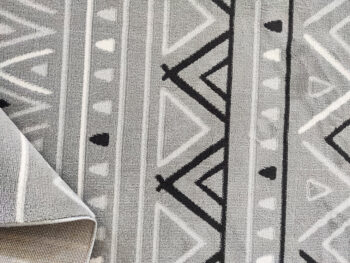 Berfin Dywany, Kusový koberec Alfa New 7207 Grey, 120x180, šedá, obývacia izba