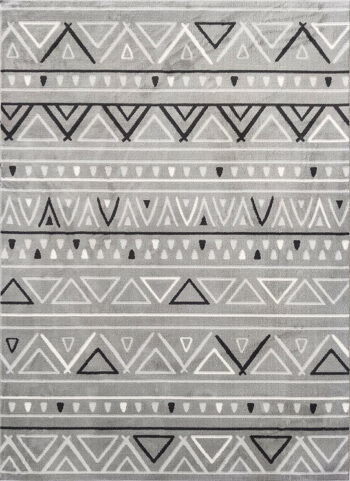 Berfin Dywany, Kusový koberec Alfa New 7207 Grey, 120x180, šedá, obývacia izba