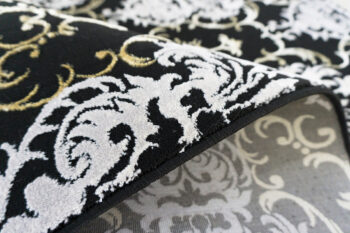 Berfin Dywany, Kusový koberec Elite 23282 Black Gold, 80x150, čiernobiela, obývacia izba