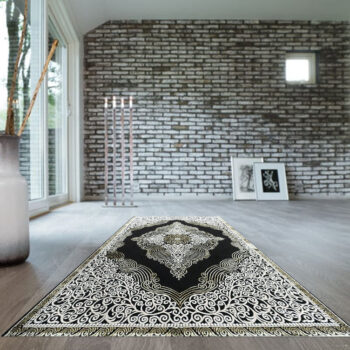 Berfin Dywany, Kusový koberec Elite 3935 Black Gold, 160x220, čierna, kancelária