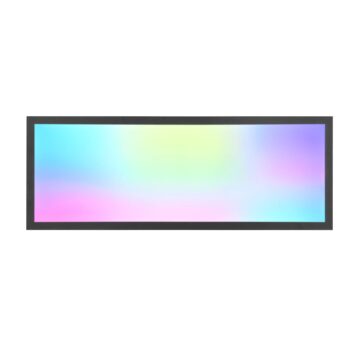 Beta LED stropné svietidlo, dĺžka 80 cm, čierne, RGBW, CCT