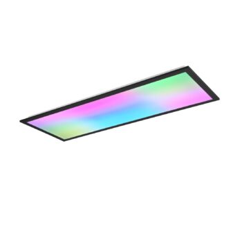 Beta LED stropné svietidlo, dĺžka 80 cm, čierne, RGBW, CCT