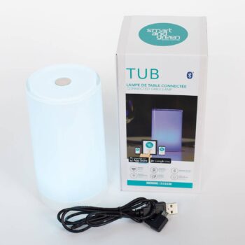 Bezdrôtová stolová lampa Tub ovládaná aplikáciou, RGBW