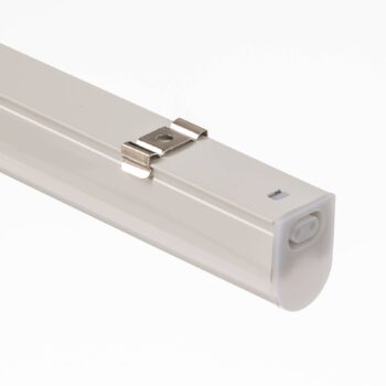 Biela LED svetelná lišta Eckenheim, spínač