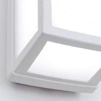 Biele vonkajšie LED svietidlo Bob hliník IP54