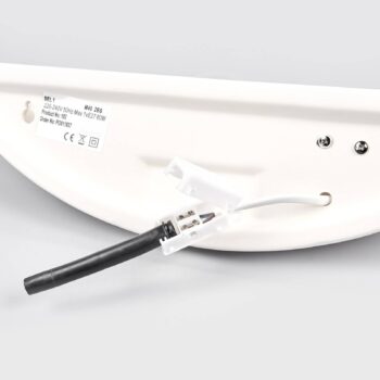 Bledé omietkové nástenné svetlo, maľovateľné