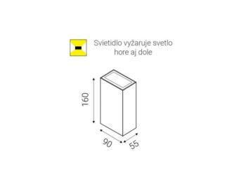 Block A vonkajšie svietidlo