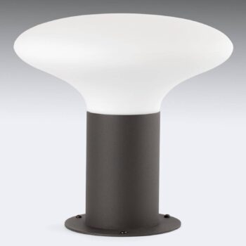 Blubovo podstavcové svetlo LED, antracitová farba, výška 24 cm