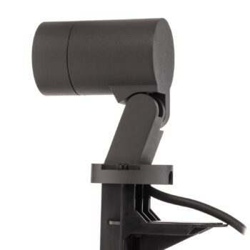 Bodový reflektor Arcchio Hemmani, výška 35 cm, antracit, hliník