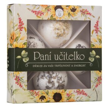 Bohemia Gifts Pralinky do kúpeľa - Paní učitelko, 4 ks