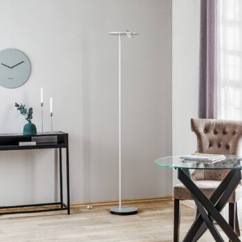 Bopp Share LED stropné svietidlo s lampou na čítanie, hliník