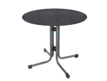 Boulevard sklápací stôl  Ø80 cm antracitový