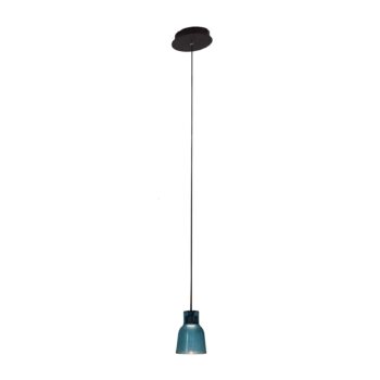 Bover Drip S/01L závesné LED svietidlo sklo, modrá