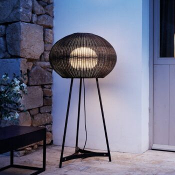 Bover Garota P/02 vonkajšia stojaca lampa v hnedej