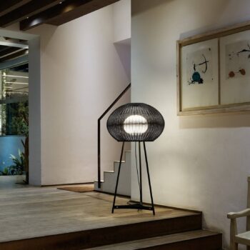 Bover Garota P/02 vonkajšia stojaca lampa v hnedej
