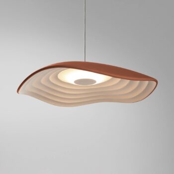 Bover LED závesné svietidlo Valentina S24, terakota/biela