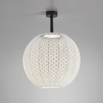 Bover Nans Sphere PF/60 LED vonkajšie stropné svietidlo béžová