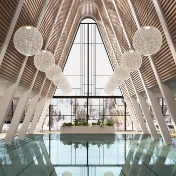 Bover Nans Sphere S/80 LED vonkajšie závesné svetlo béžová