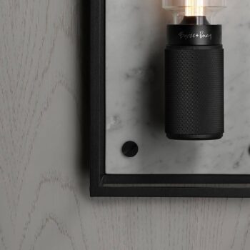 Buster + Punch Caged Wall large LED mramor biela
