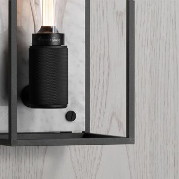 Buster + Punch Caged Wall medium mramor biela