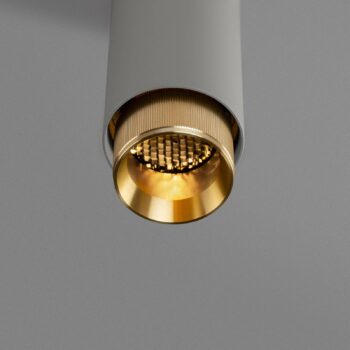 Buster + Punch Exhaust svietidlo sivá/mosadz