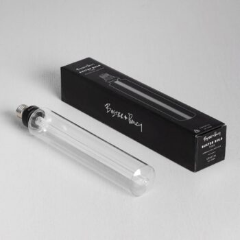 Buster + Punch LED trubica, E27, 2 W, číra, 2 600 K, stmievateľná