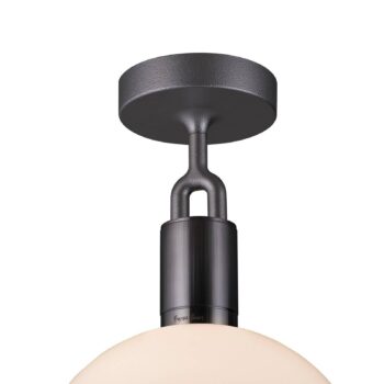 Buster + Punch Vidlička Gunmetal/sklo opál Ø 20cm