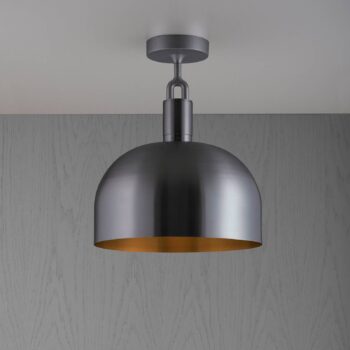 Buster + Punch Vidlicový strop Oceľový Gunmetal Ø 34 cm