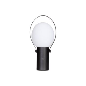 By Rydéns Bari LED nabíjateľná stolová lampa IP44 pieskovo čierna