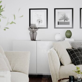 By Rydéns Dolores stolová lampa 40 cm dymová sivá