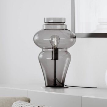 By Rydéns Dolores stolová lampa 40 cm dymová sivá