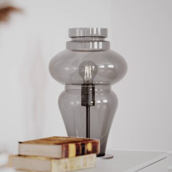 By Rydéns Dolores stolová lampa 40 cm dymová sivá