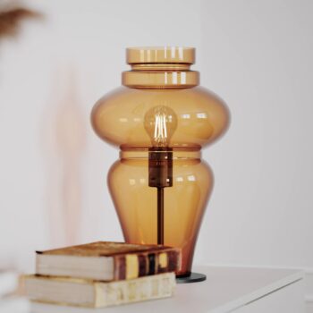 By Rydéns Dolores stolová lampa 40 cm koňaková