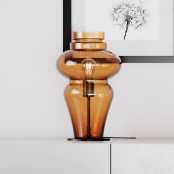 By Rydéns Dolores stolová lampa 40 cm koňaková
