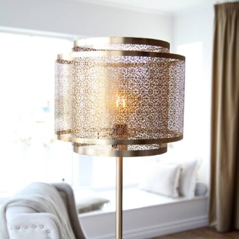 By Rydéns Hermine stojaca lampa, mosadz