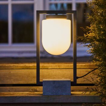 By Rydéns Stanley vonkajšia lampa, pieskovo-čierna