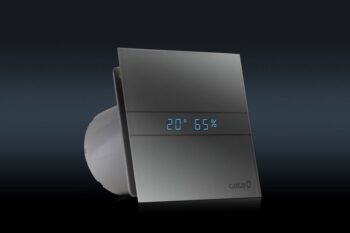 CATA - E-100 GTH kúpeľňový ventilátor axiálny s automatom, 4W/8W, potrubie 100, biela 00900200