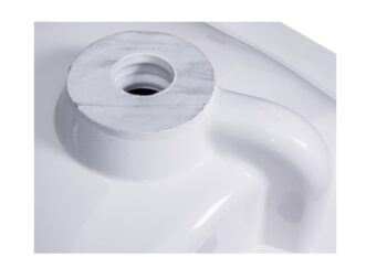 CEDERIKA - SLIM 75 umývadlo z liateho mramoru - BIELE CA.05477