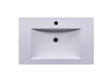 CEDERIKA - SLIM 75 umývadlo z liateho mramoru - BIELE CA.05477