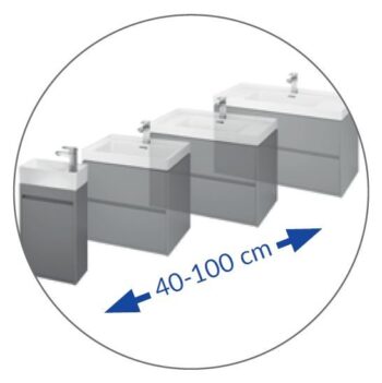 CERSANIT - NÁBYTKOVÉ UMÝVADLO 60 CREA BOX K114-006