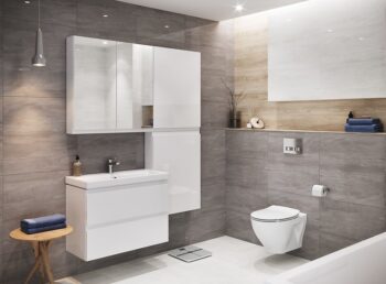 CERSANIT - NÁBYTKOVÉ UMÝVADLO MODUO SLIM 80X38 BOX K116-012
