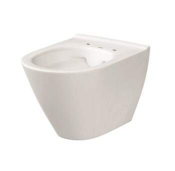 CERSANIT - SET 743 závesná misa CITY OVAL NEW CLEAN ON vrátane sedátka duroplast K701-104