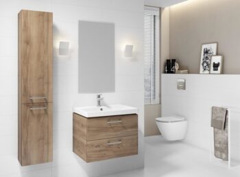 CERSANIT - SET 803 LARA CITY 60 (SKRINKA + UMÝVADLO) ORECH S801-143-DSM