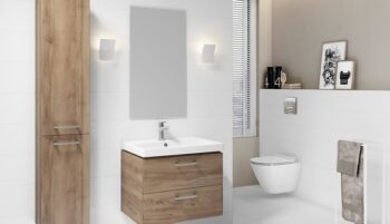 CERSANIT - SET 820 LARA COMO 50 (SKRINKA + UMÝVADLO) ORECH DSM S801-153-DSM