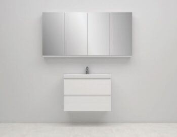 CERSANIT - SET 975 MODUO 80 BIELA DSM (SKRINKA + UMÝVADLO) S801-221-DSM